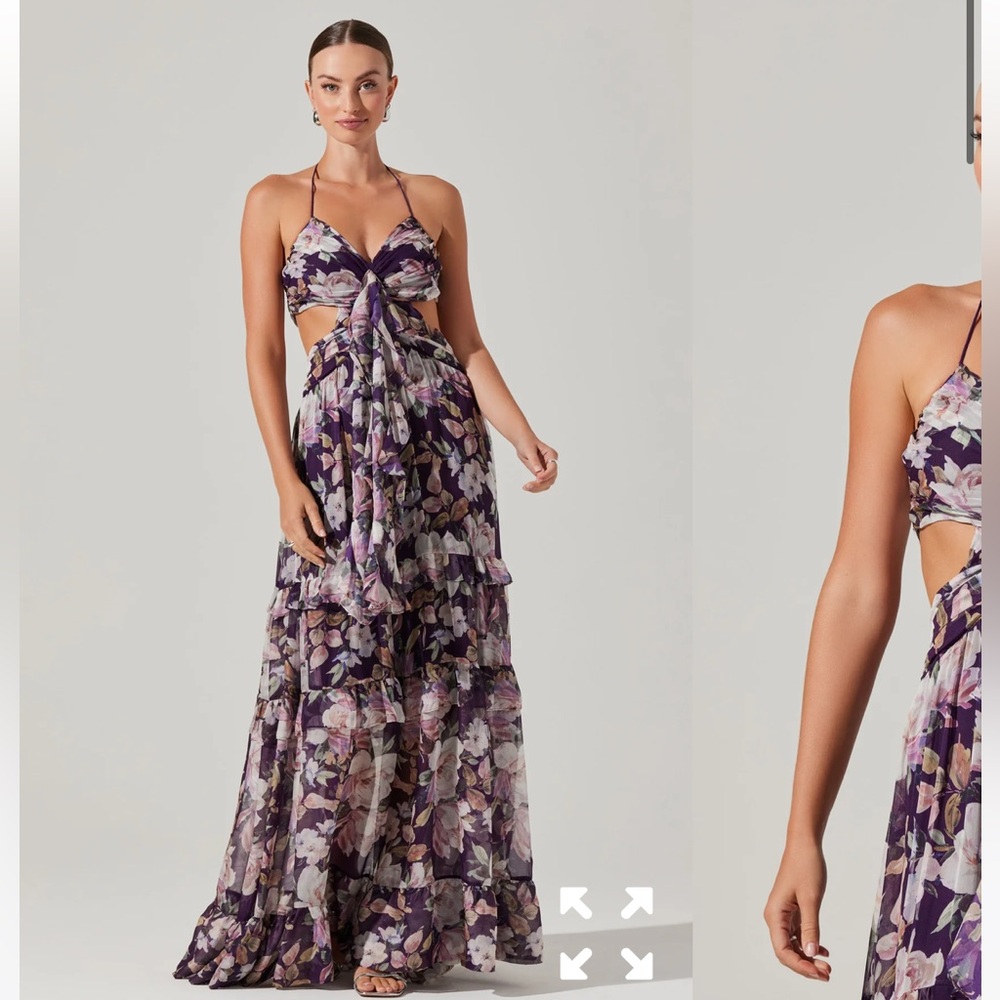 Astr the label - Kitsune Floral Maxi Dress